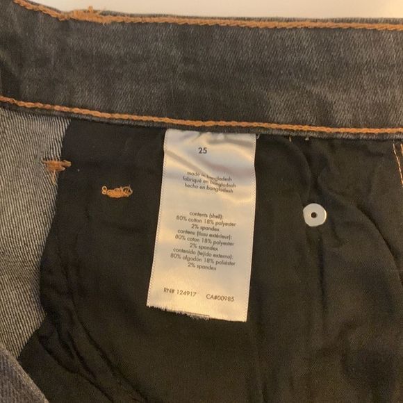 NWT WeWoreWhat Long Tall High Rise Flared Jeans Women Size 25 Grey 70s Retro - Picture 11 of 11